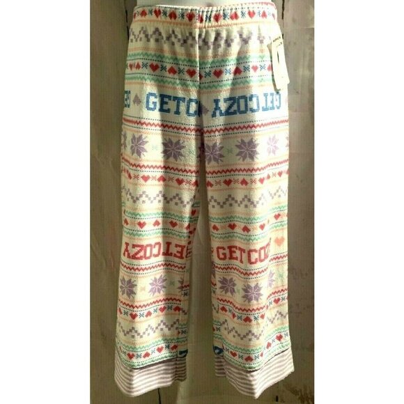 SO Girls Micro Fleece Pajama Pants Size 4 Multicolor - Picture 1 of 9